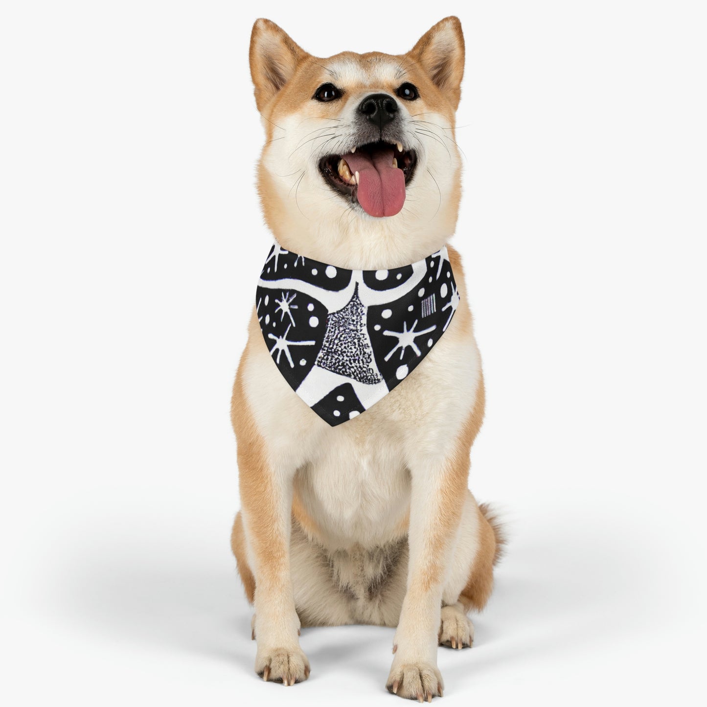 "Bailando entre la luz galáctica" - El collar de bandana para mascota alienígena