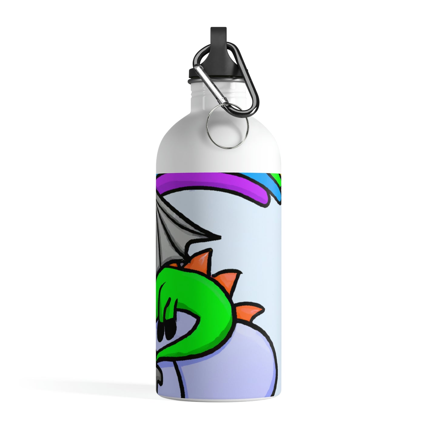 "A Dreamy Dragon's Nap" - The Alien Stainless Steel Water Bottle