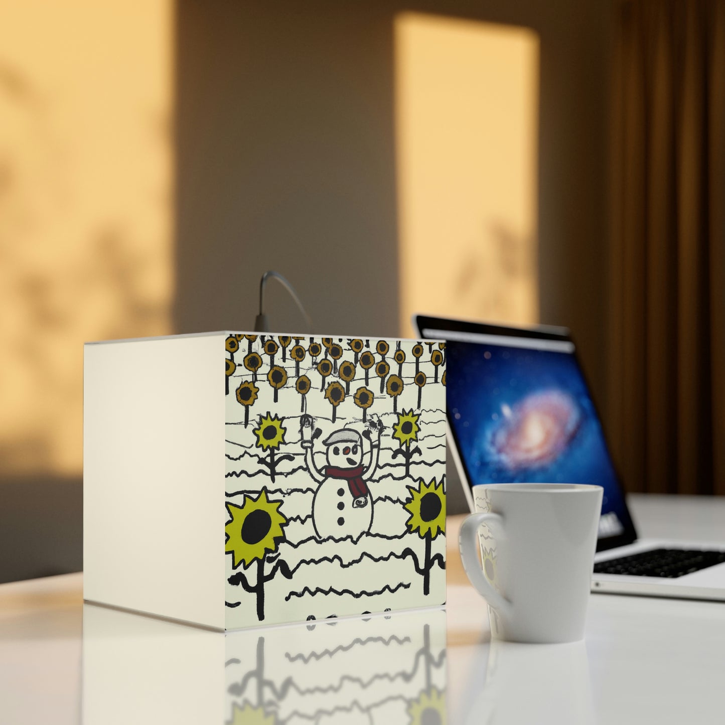 "An Oasis of Frost and Sun" - The Alien Light Cube Lamp