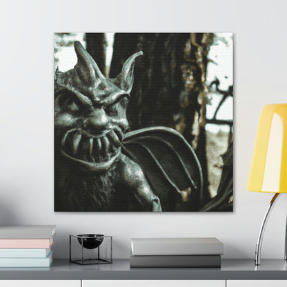 "The Enchanted Gargoyle Grove" - The Alien Canva