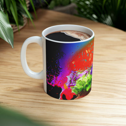 "Burger Rainbow" - The Alien Ceramic Mug 11 oz