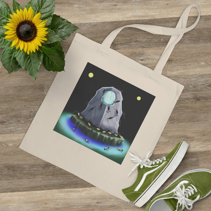 "The Glowing Stone Menace" - The Alien Tote Bag