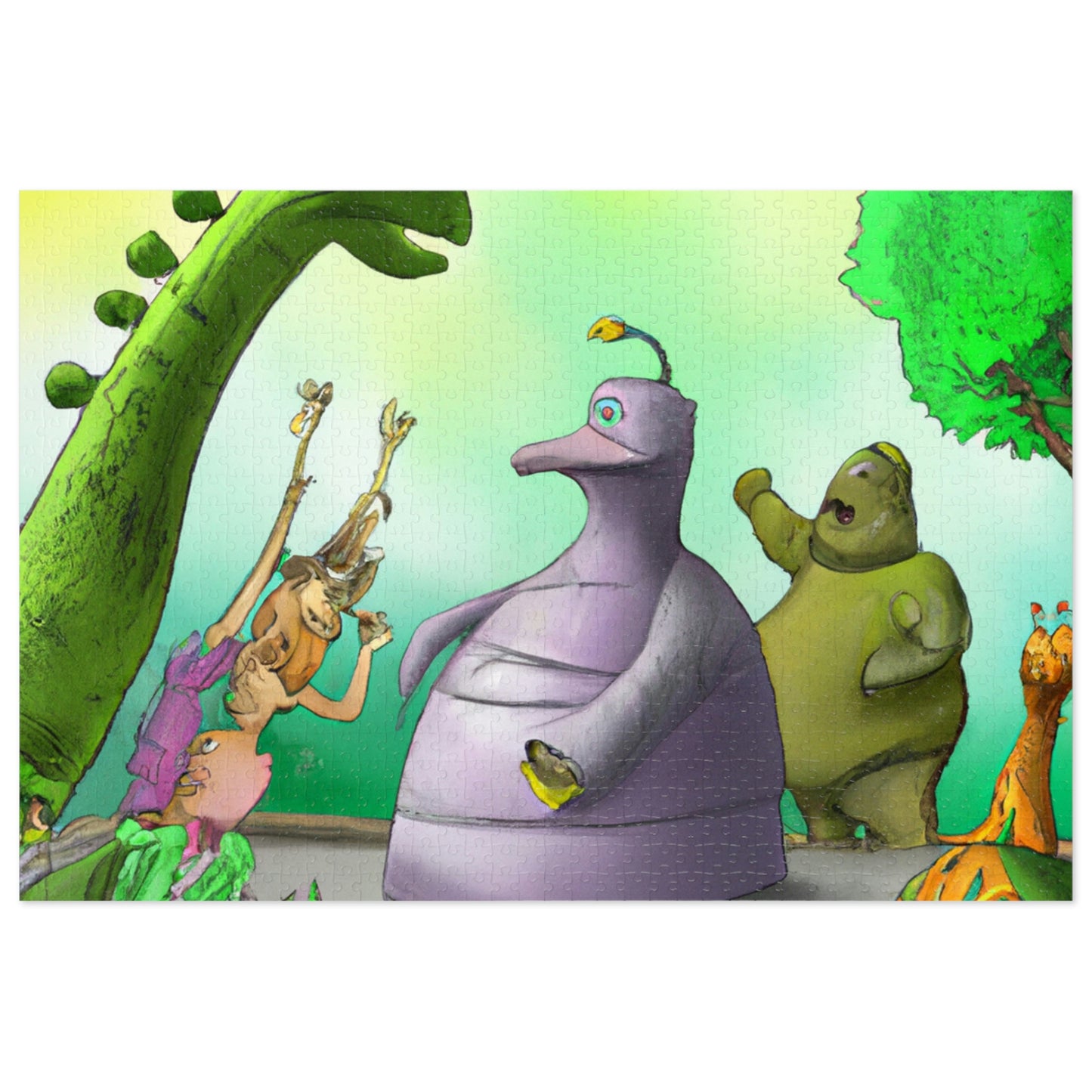 "Intergalactic Zoo Adventures" - The Alien Jigsaw Puzzle