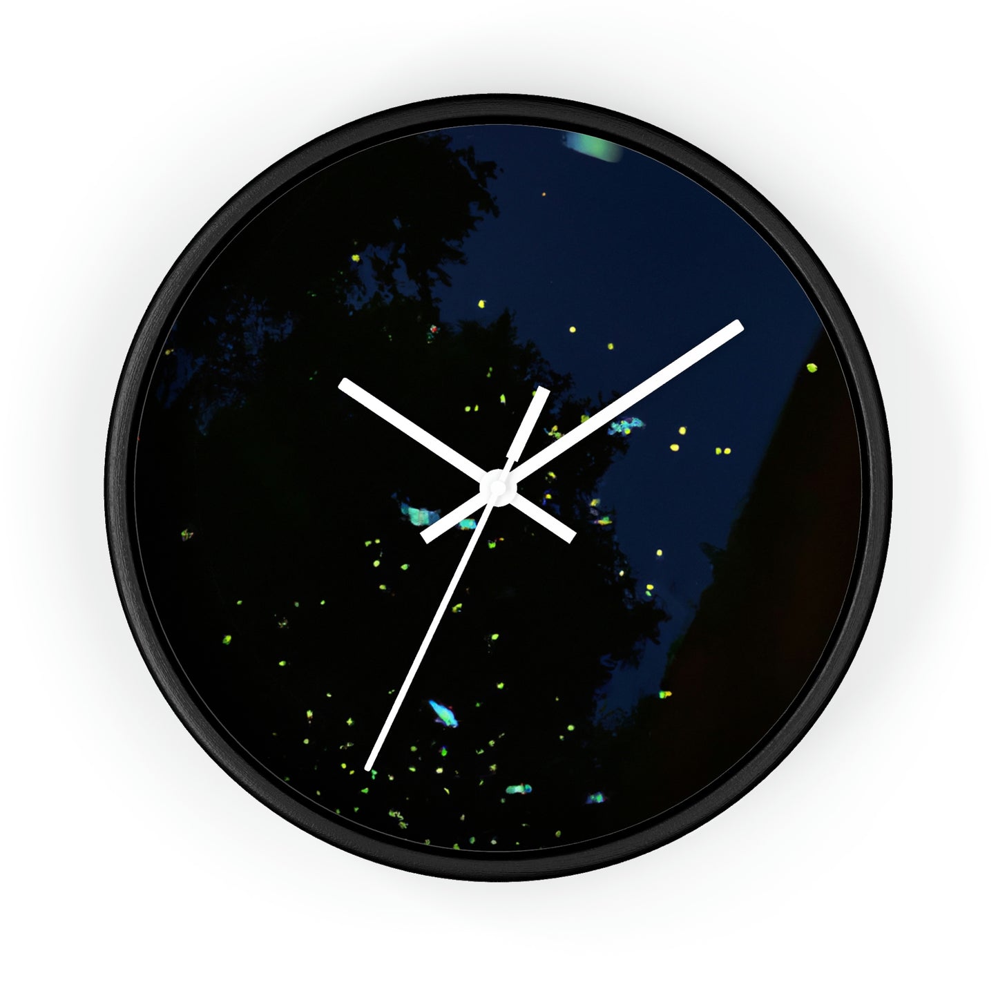 "Moonlight Fireflies" - The Alien Wall Clock