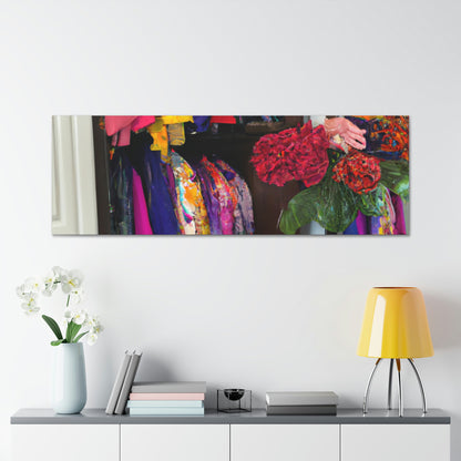 "The Boldest Hues in My Wardrobe" - Canvas