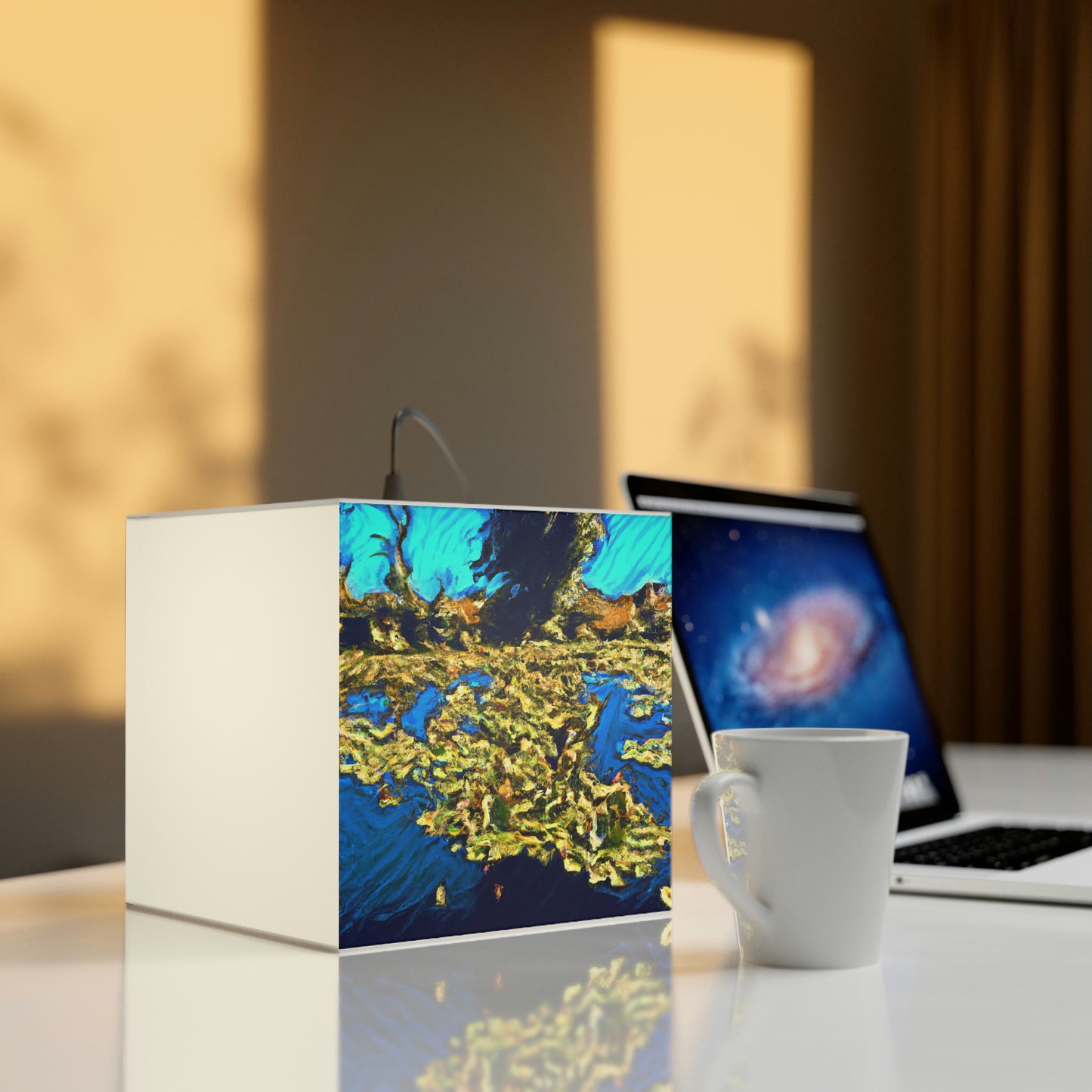 "Invasion of the Pond Monsters" - The Alien Light Cube Lamp