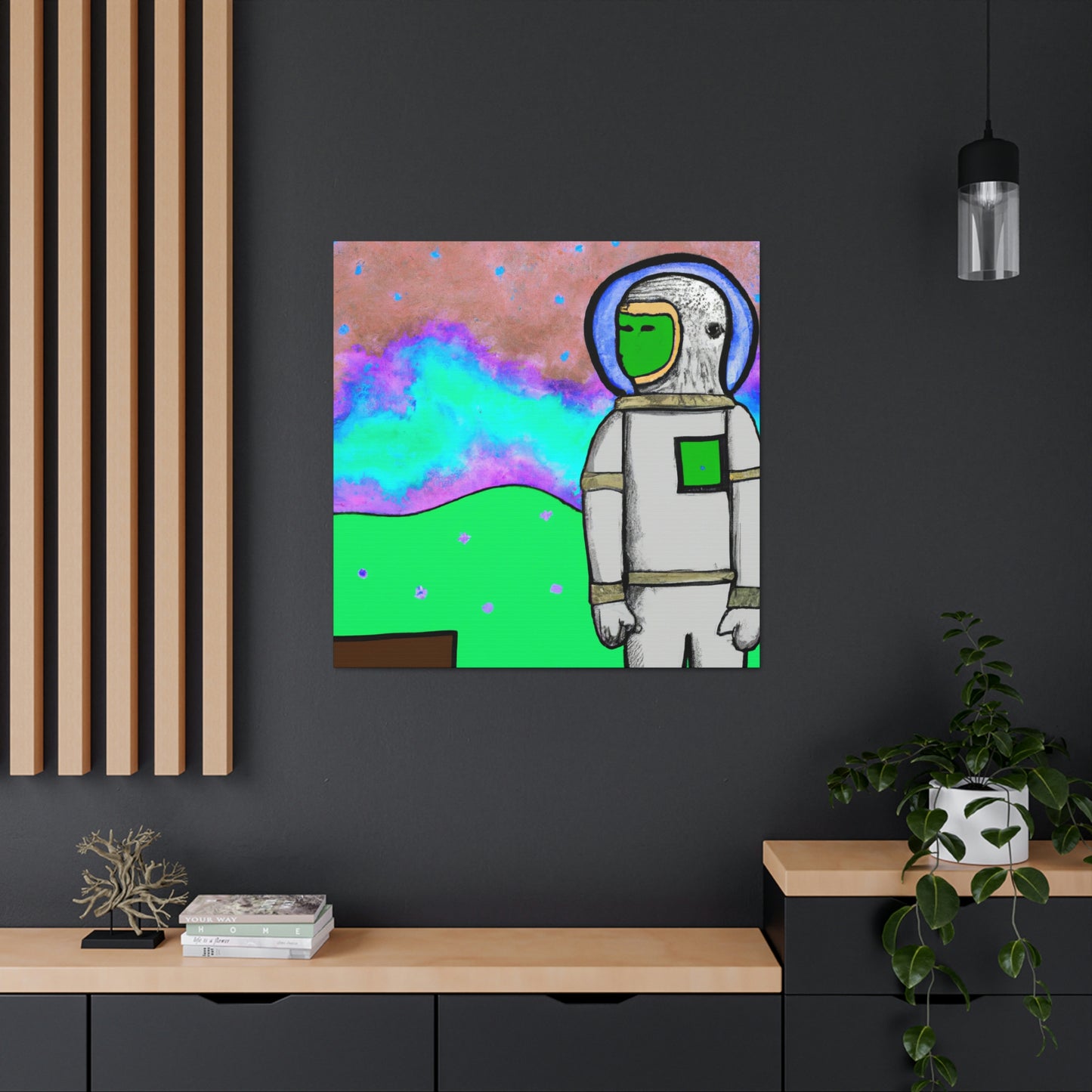 "Alone in the Alien Sky" - The Alien Canva