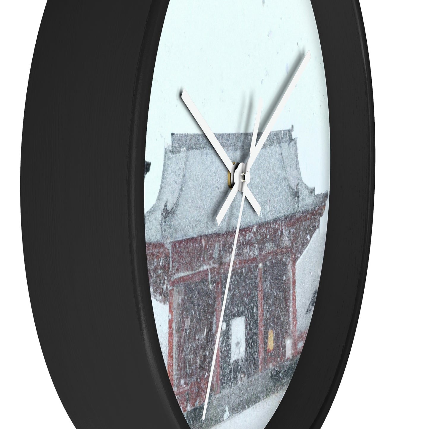 "Lost in the Blizzard: An Adventure in the Ancient Temple" - The Alien Wall Clock