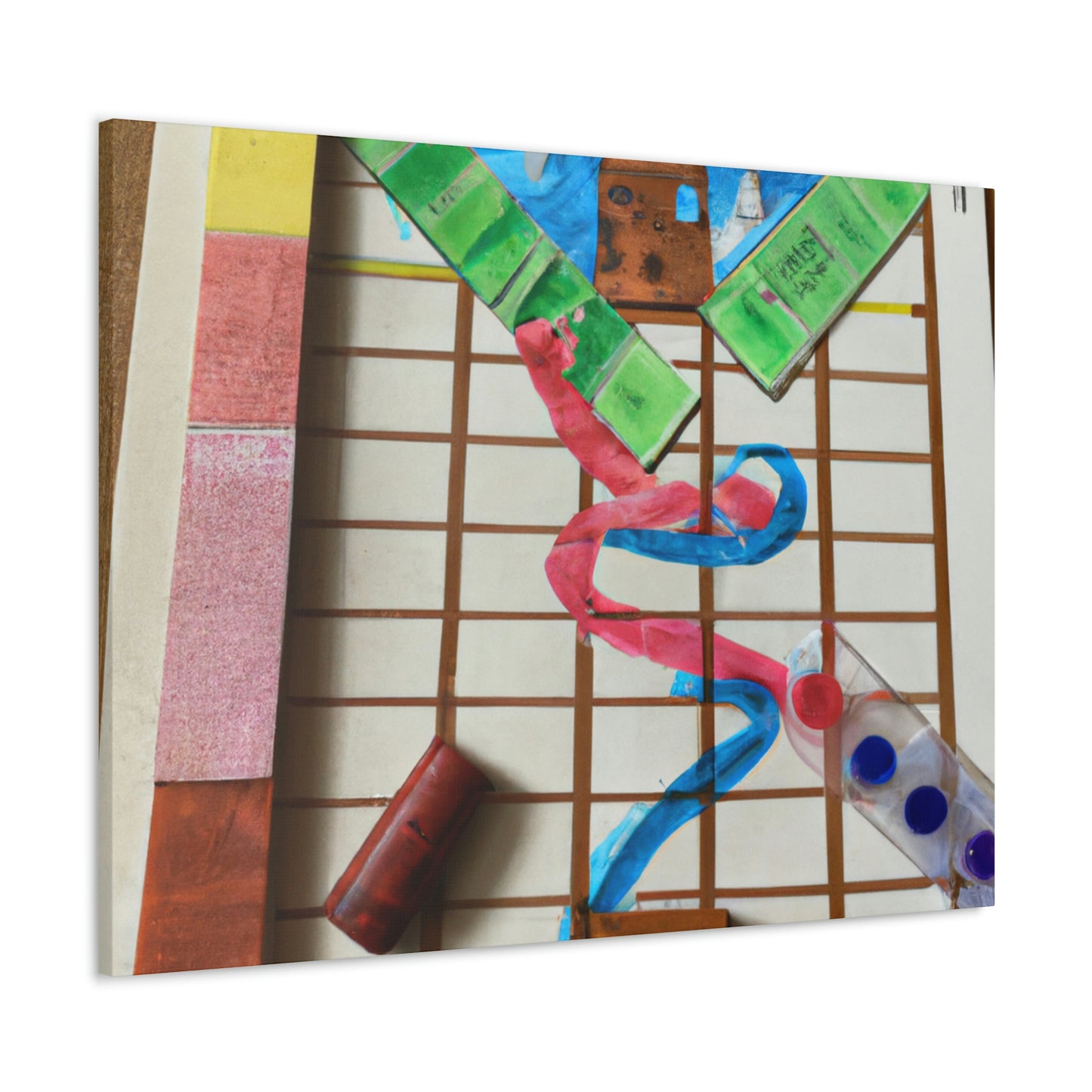 "Childhood Board Game Artistry" - The Alien Canva.