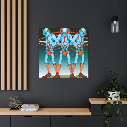 Die Rache der Roboterzwillinge - The Alien Canva