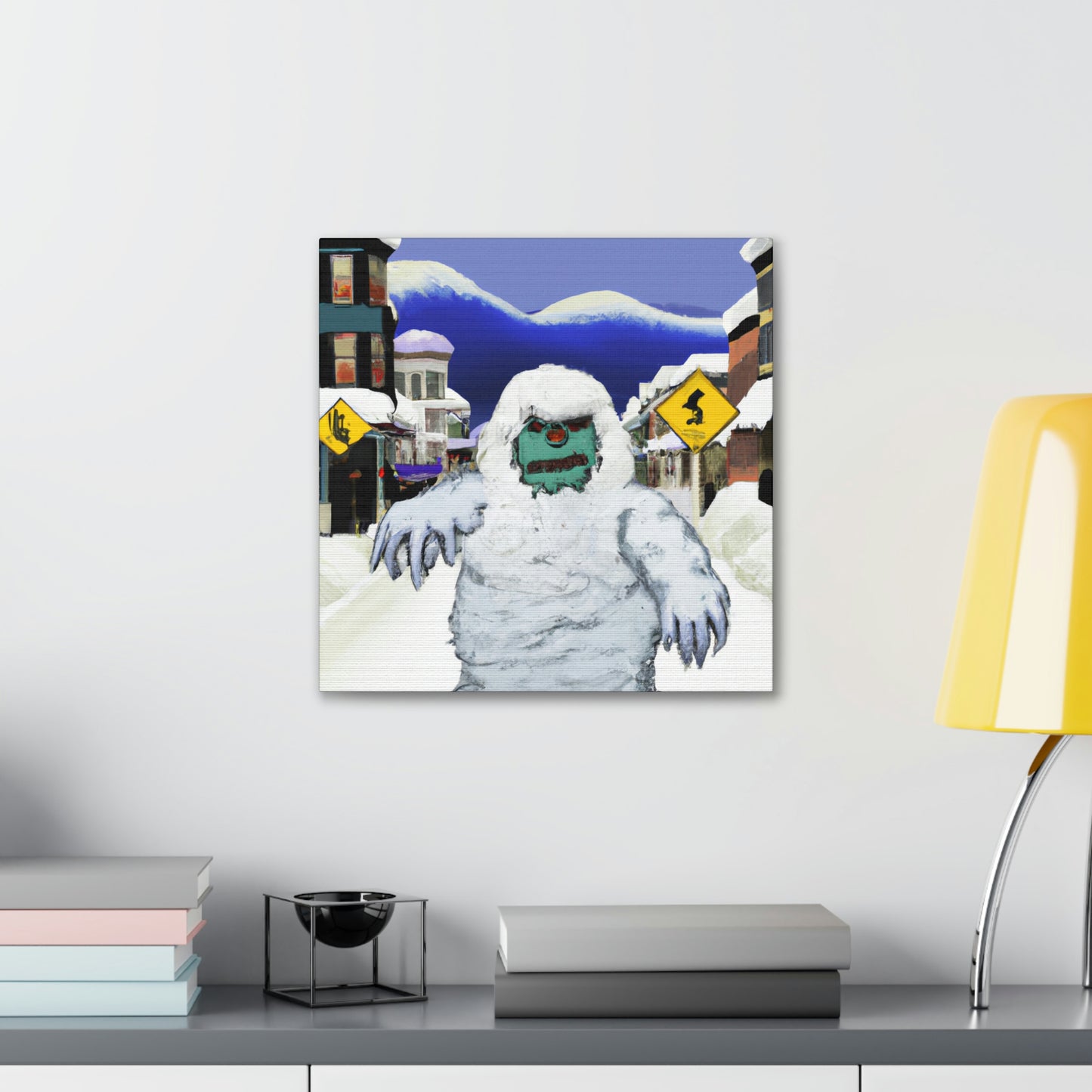 Frozen Terror: The Abominable Snowman's Reign - The Alien Canva