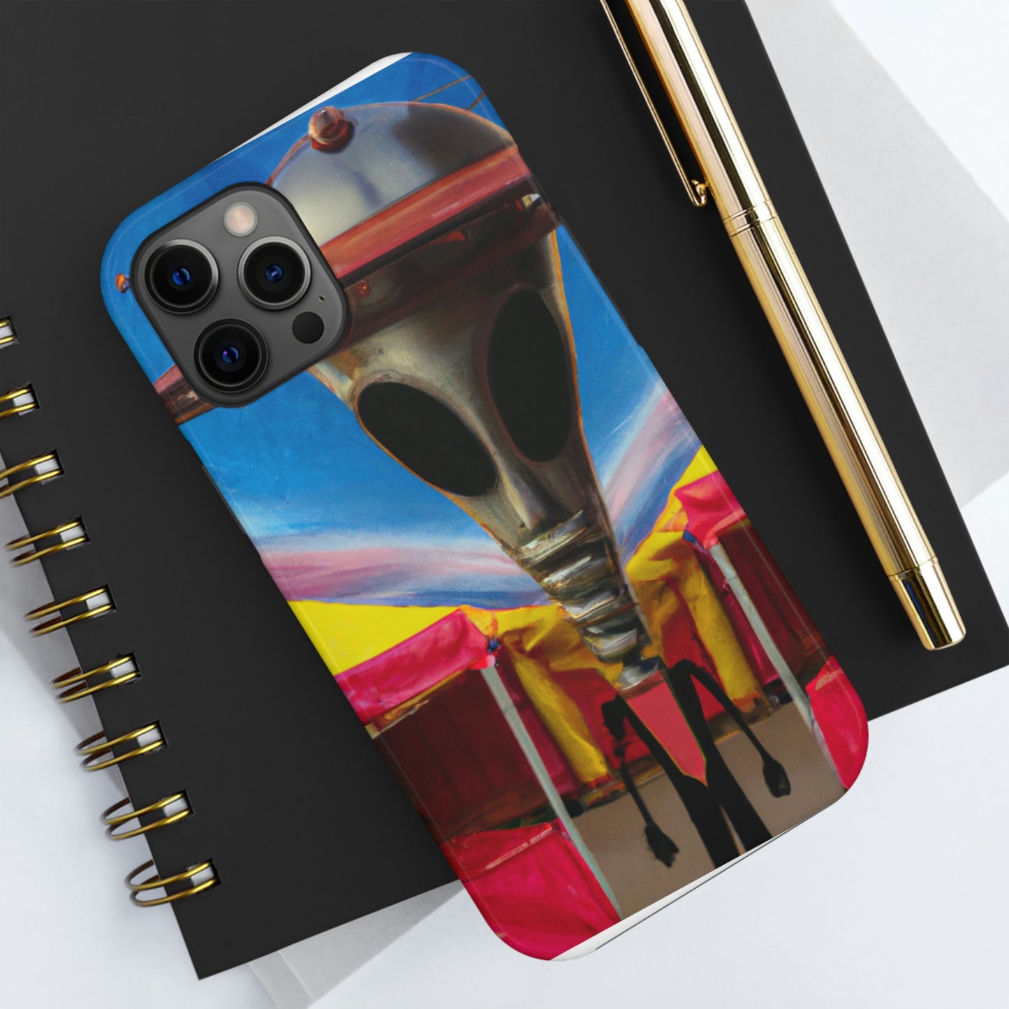 "Fair Invaders: A Cosmic Crash Course" - The Alien Tough Phone Cases