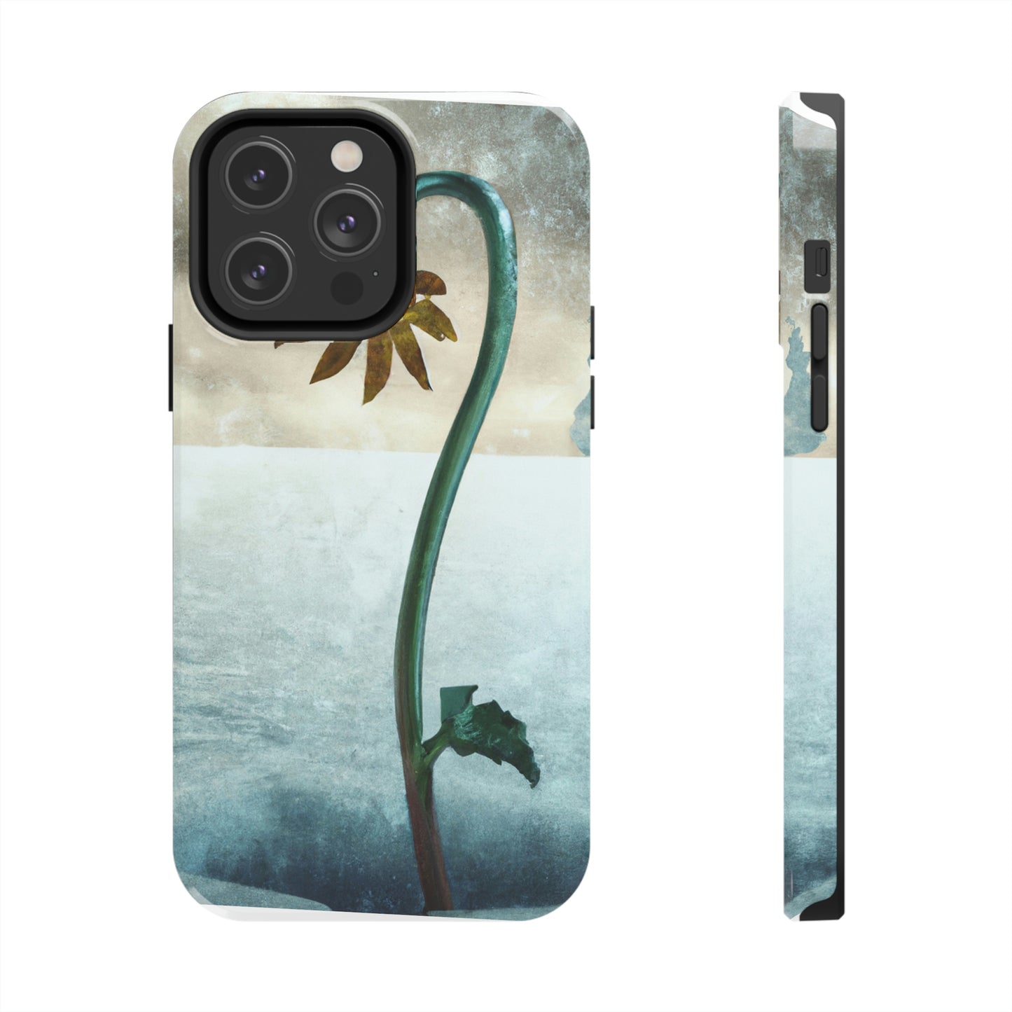 "Fighting the Frost: A Flower's Story" - Die Alien Tough Phone Cases