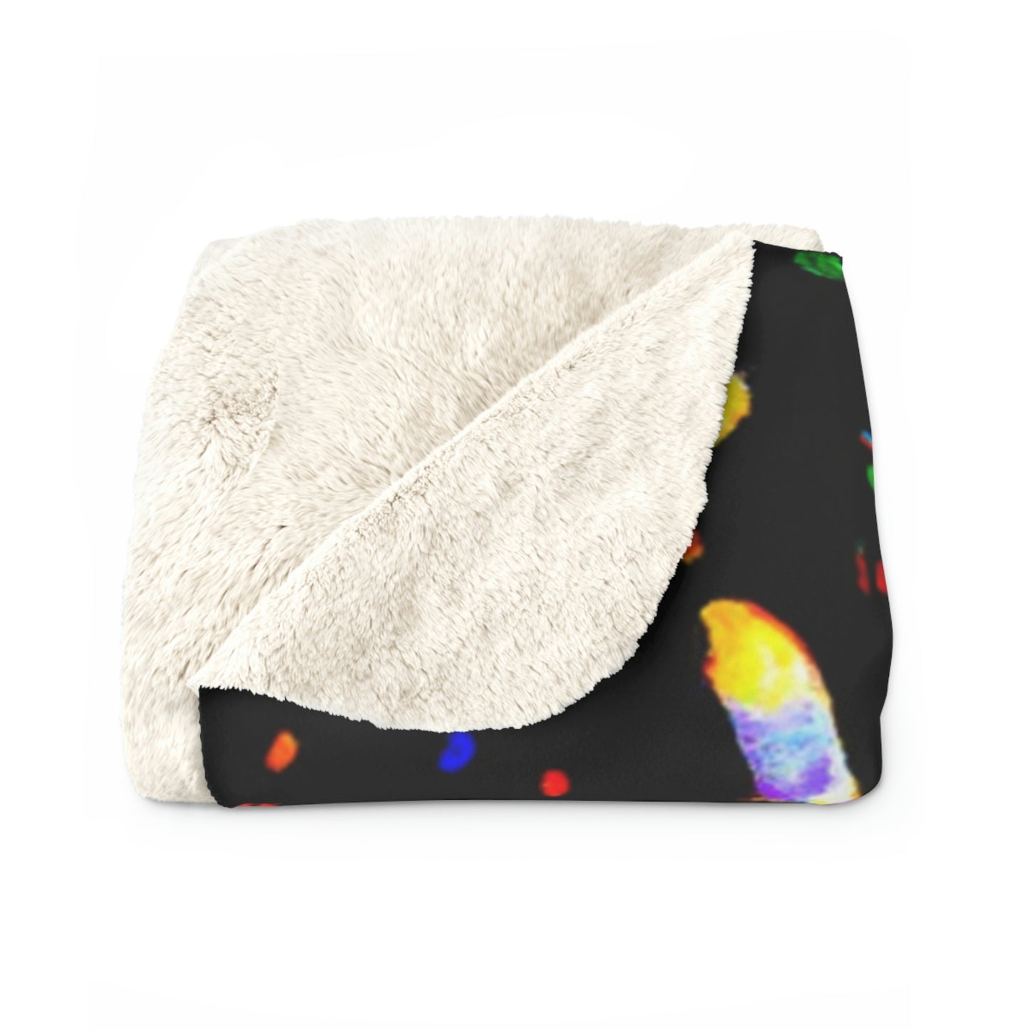 "A Nighttime Spectacle of Wonder" - The Alien Sherpa Fleece Blanket