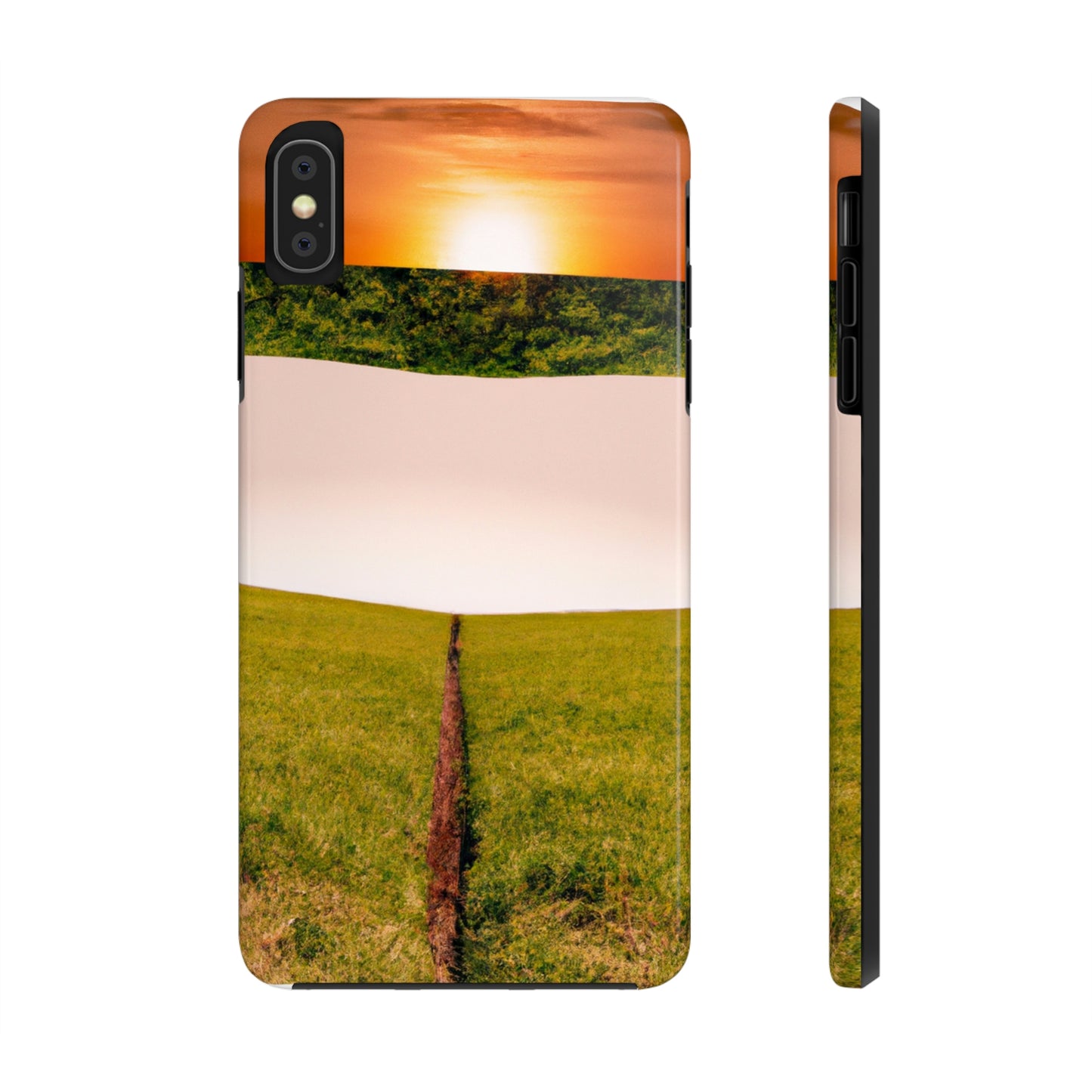 "Golden Horizon at Dusk" - Die Alien Tough Phone Cases