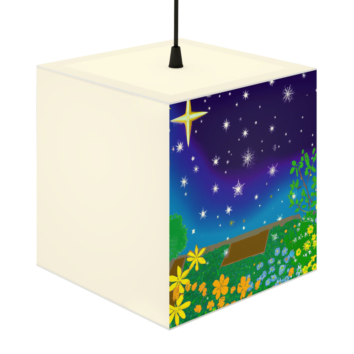 "A Celestial Garden of Color" - The Alien Light Cube Lamp