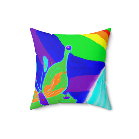 "Dancing Amongst the Splendor" - The Alien Square Pillow