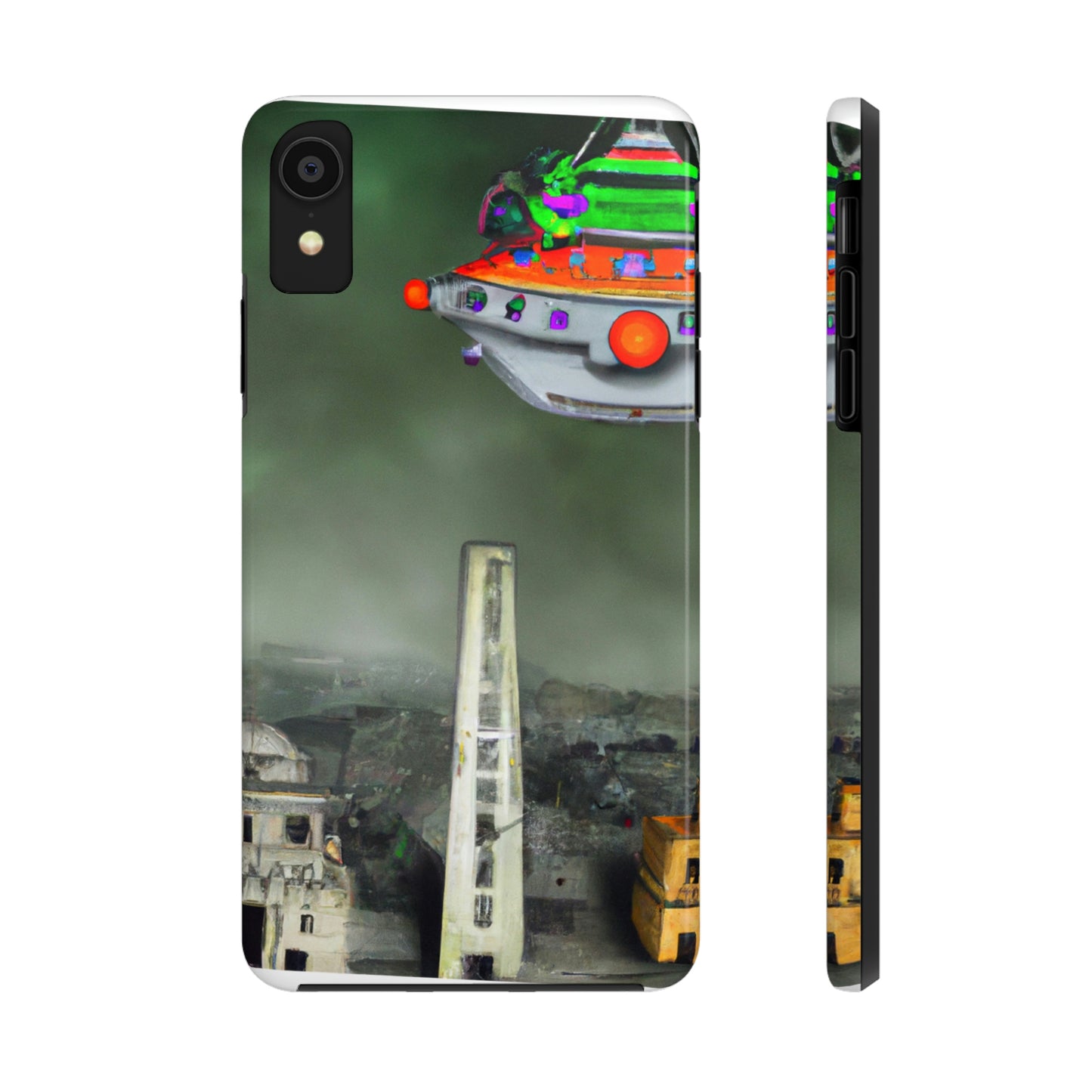 "Rätsel in den Ruinen" - Die Alien Tough Phone Cases