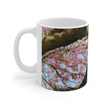 "A Blossoming Reflection" - The Alien Taza de cerámica 11 oz