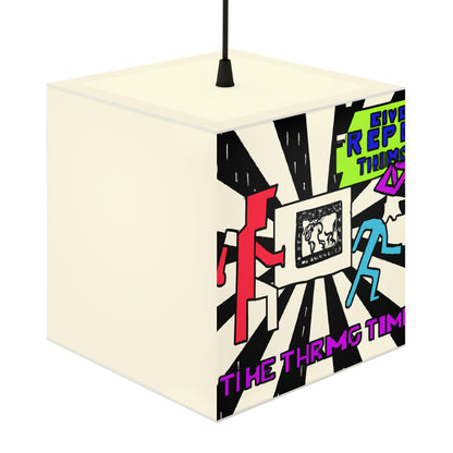 Saving Tomorrow: A Time-Traveling Adventure - The Alien Light Cube Lamp