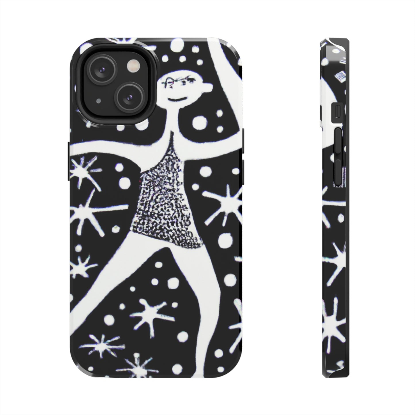 "Dancing Among the Galactic Light" - The Alien Tough Phone Cases