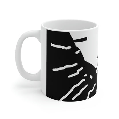 Lost in the Shadows: The White Feather's Journey - The Alien Ceramic Mug 11 oz