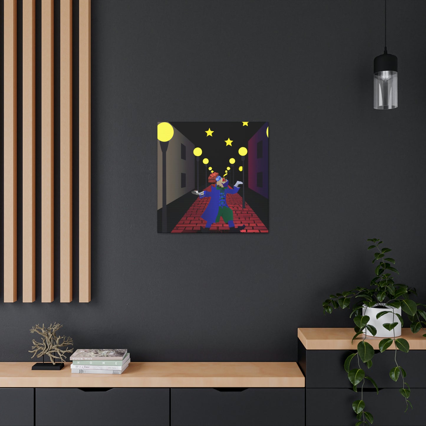 "Alley Star Juggler" - The Alien Canva