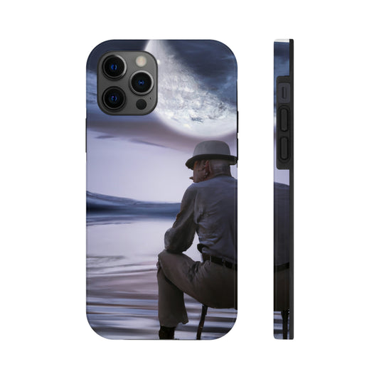 Moonlight Reflections on a Quiet Lake – Die Alien Tough Phone Cases