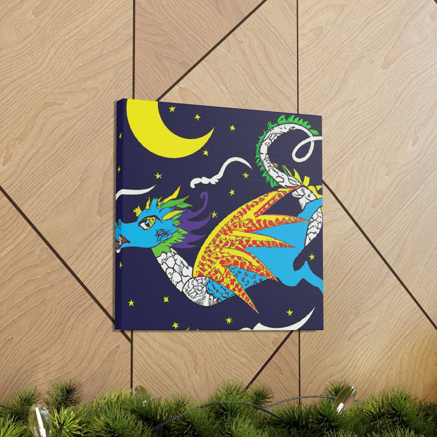 "Midnight Flight of the Dragon" - The Alien Canva