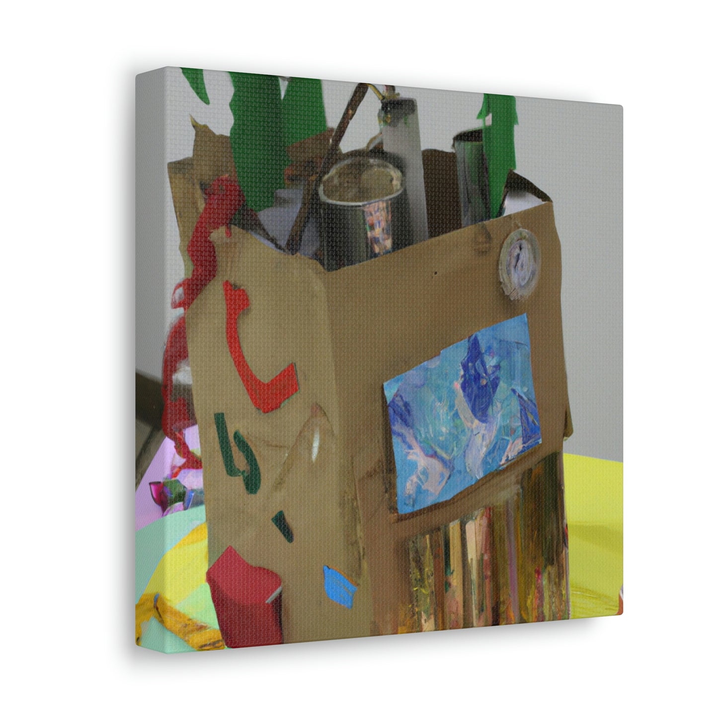 "Re-Invisioned: Creative Art from Recycled Materials" - Canvas