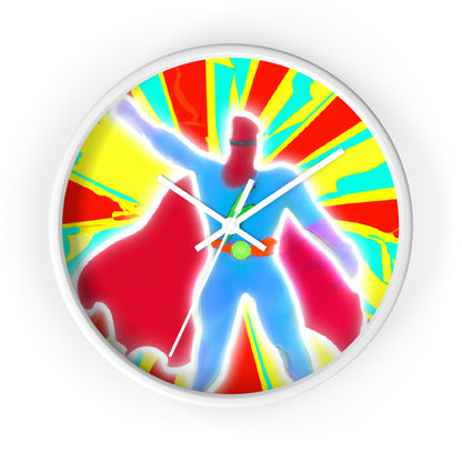 "The Vibrant Superhero" - Die Alien-Wanduhr