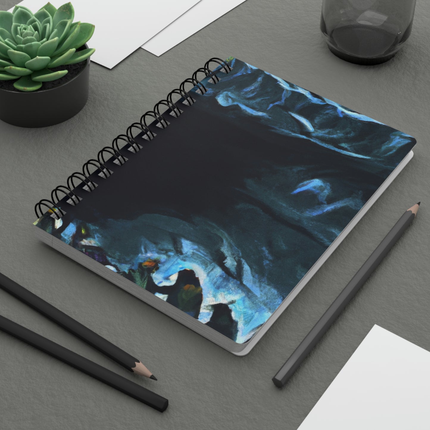 "Escape from the Icy Depths" - The Alien Cuaderno encuadernado en espiral