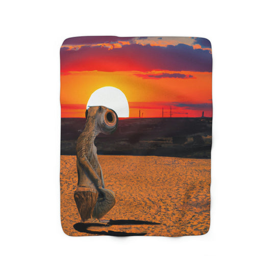 "Farewell to the Horizon" - The Alien Sherpa Fleece Blanket