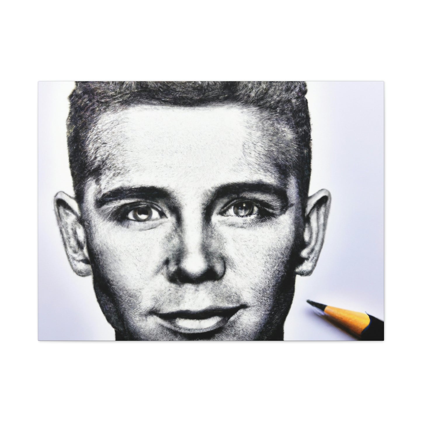 "Playing with Monochrome: Create a Celebrity Portrait with Pens" - The Alien Canva