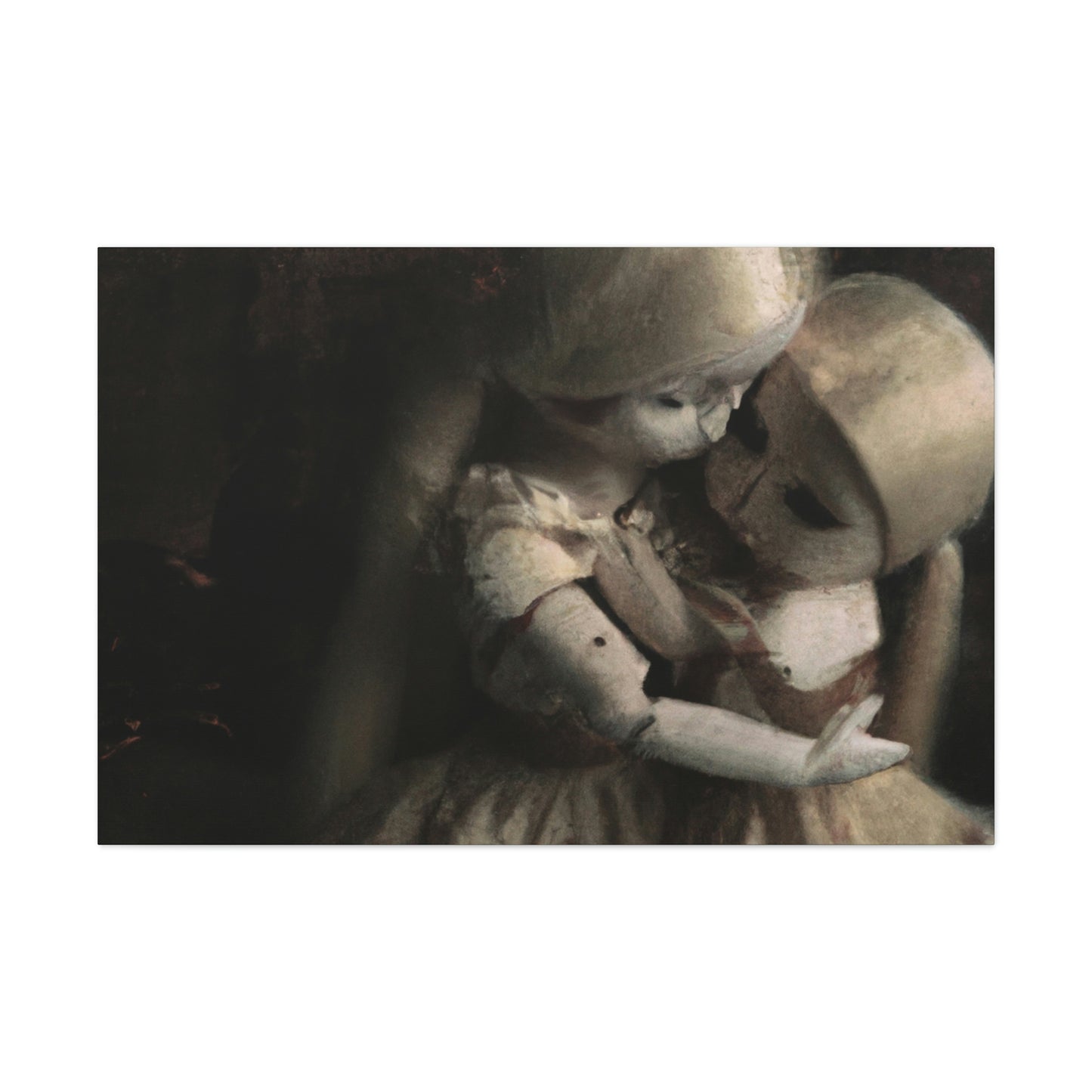 "A Melancholy Tango of Two Dolls" - The Alien Canva