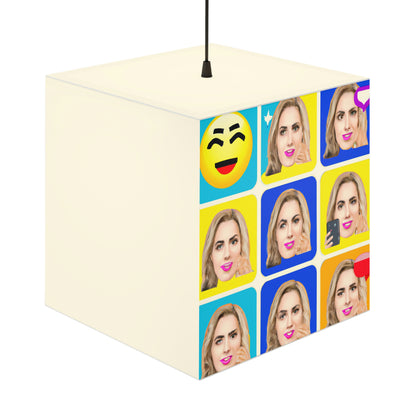 "Emoji-zing a Celebrity: A Pop Art Portrait" - The Alien Light Cube Lamp