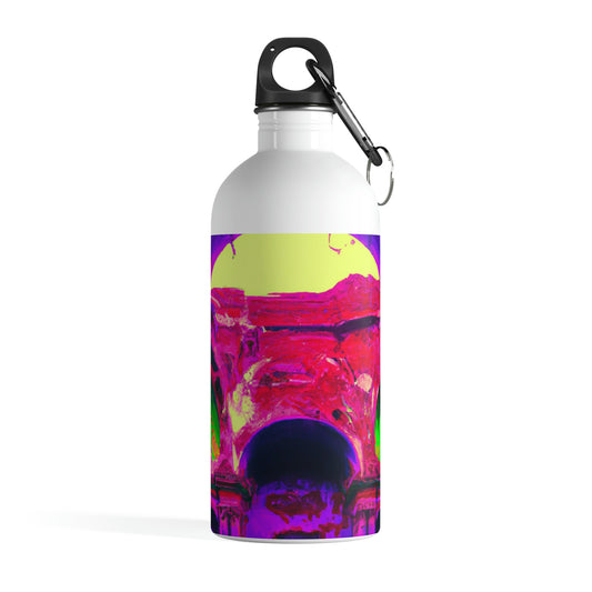 Mystical Madness: Crazy Colors in the Forgotten Cathedral - The Alien Stainless Steel Water Bottle