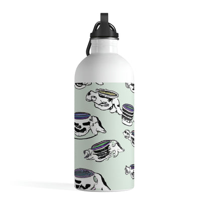 "A Purr-fectly Precious Tea Party Parade" - The Alien Stainless Steel Water Bottle