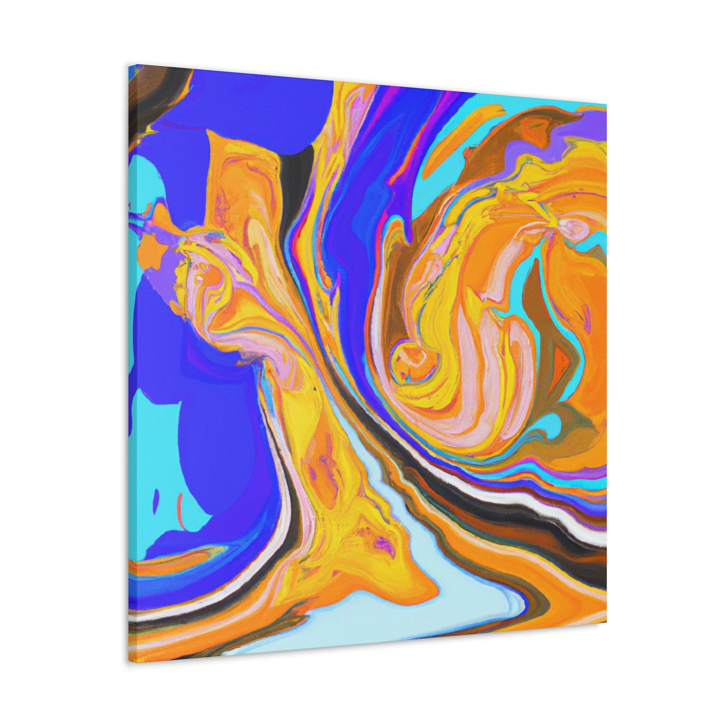 "Earth's Reflection: An Abstract Representation of Nature's Beauty" - The Alien Canva.