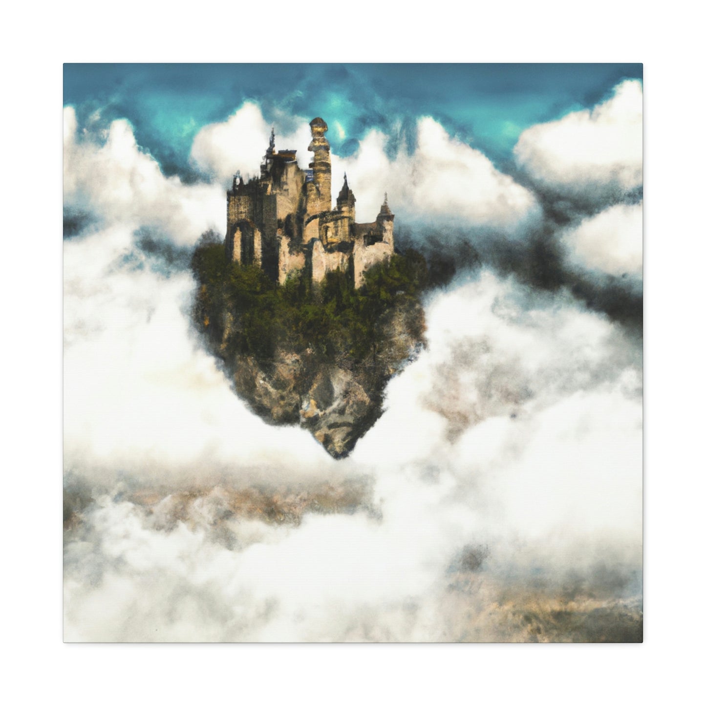 Mystic Castle in the Sky - The Alien Canva