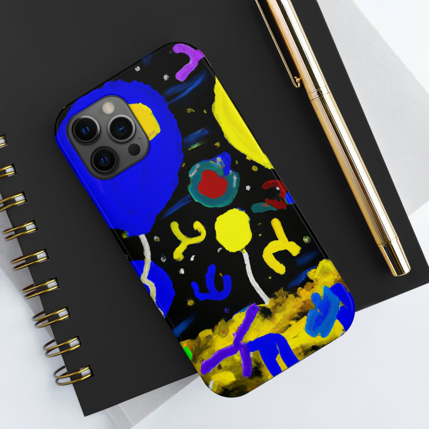 "A Starry Night Rainbow" - Die Alien Tough Phone Cases