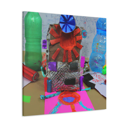 "Making Art from Waste: A 3D Upcycle" - The Alien Canva