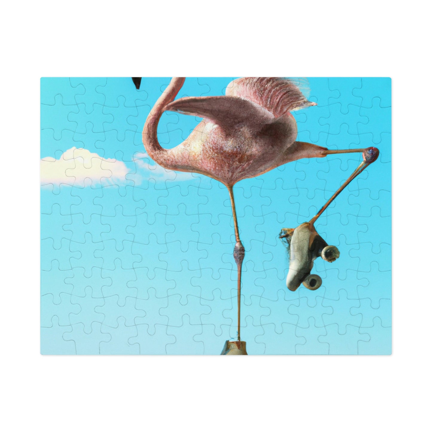 "Flamingo Skates!" - The Alien Jigsaw Puzzle