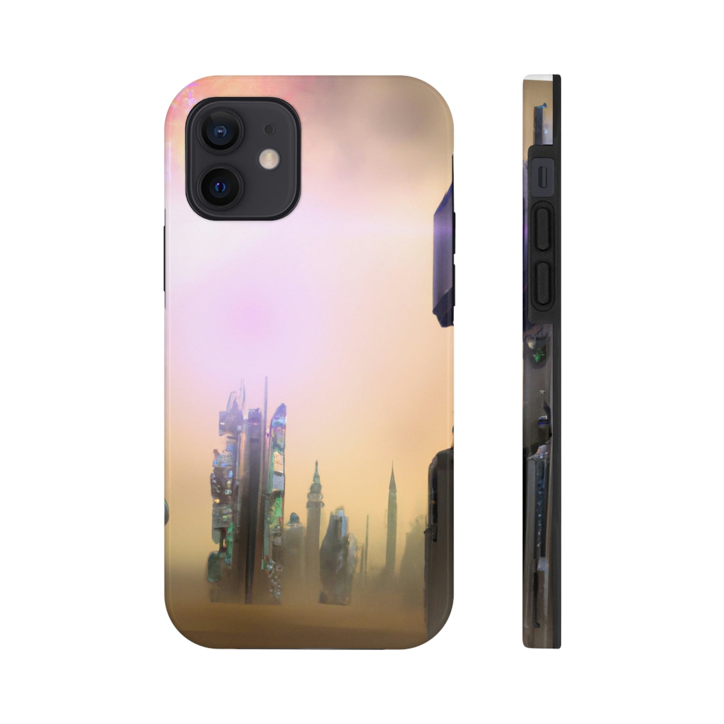 "Lost in the Cosmic Mist" - The Alien Tough Phone Cases