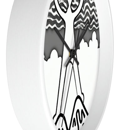 The Mystic Mist of the Mountain - The Alien Wall Clock