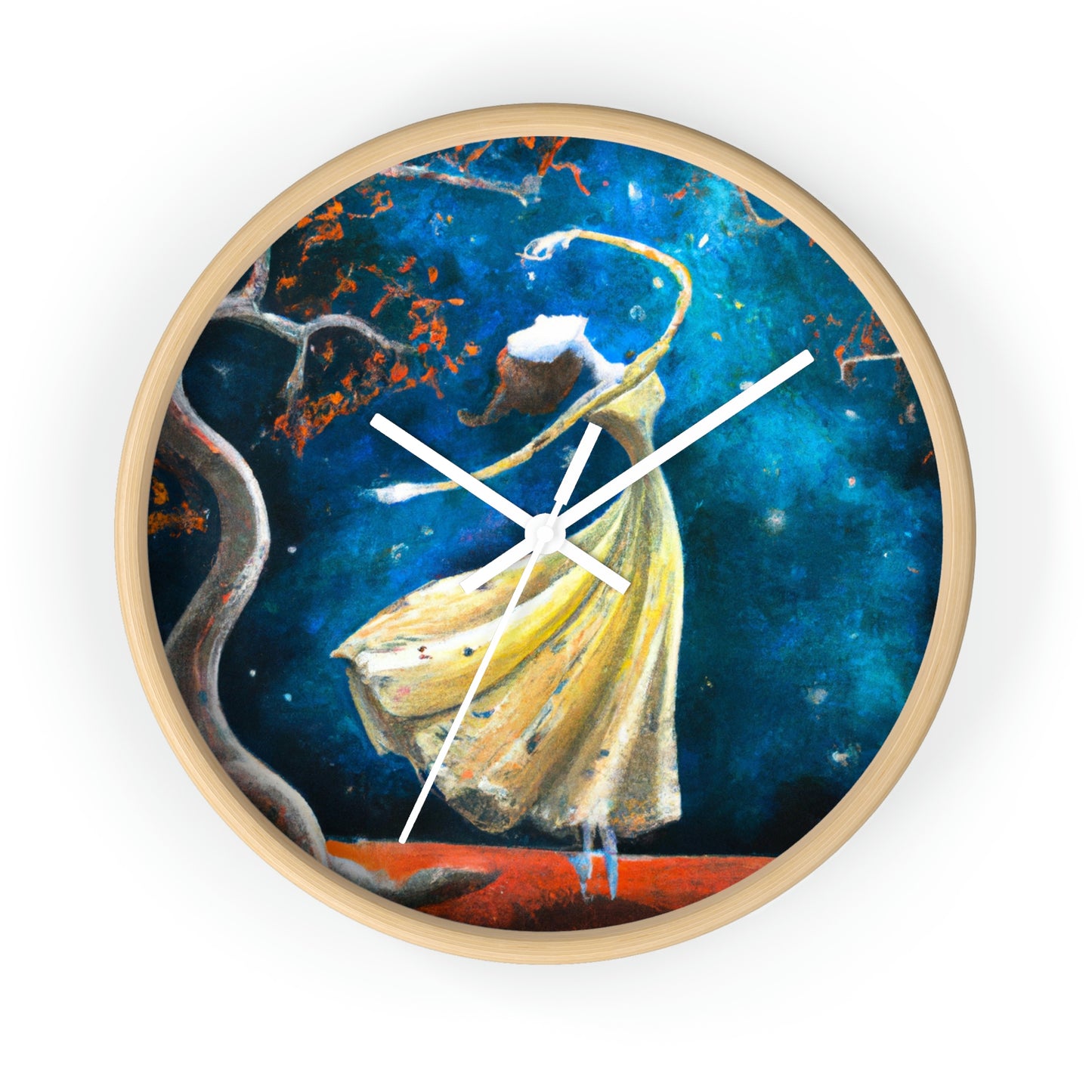 "A Starlight Ballerina" - The Alien Wall Clock