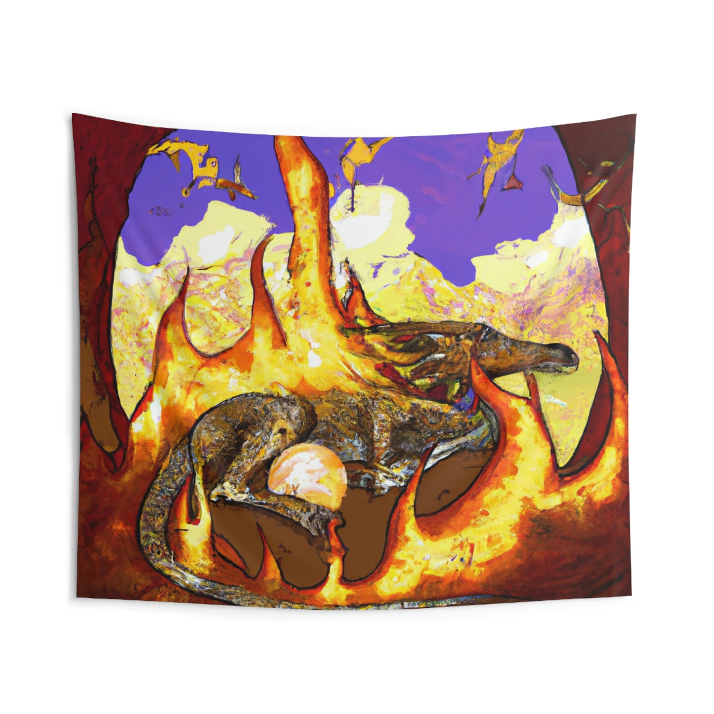 "A Slumbering Dragon in an Infernal Embrace" - The Alien Wall Tapestries