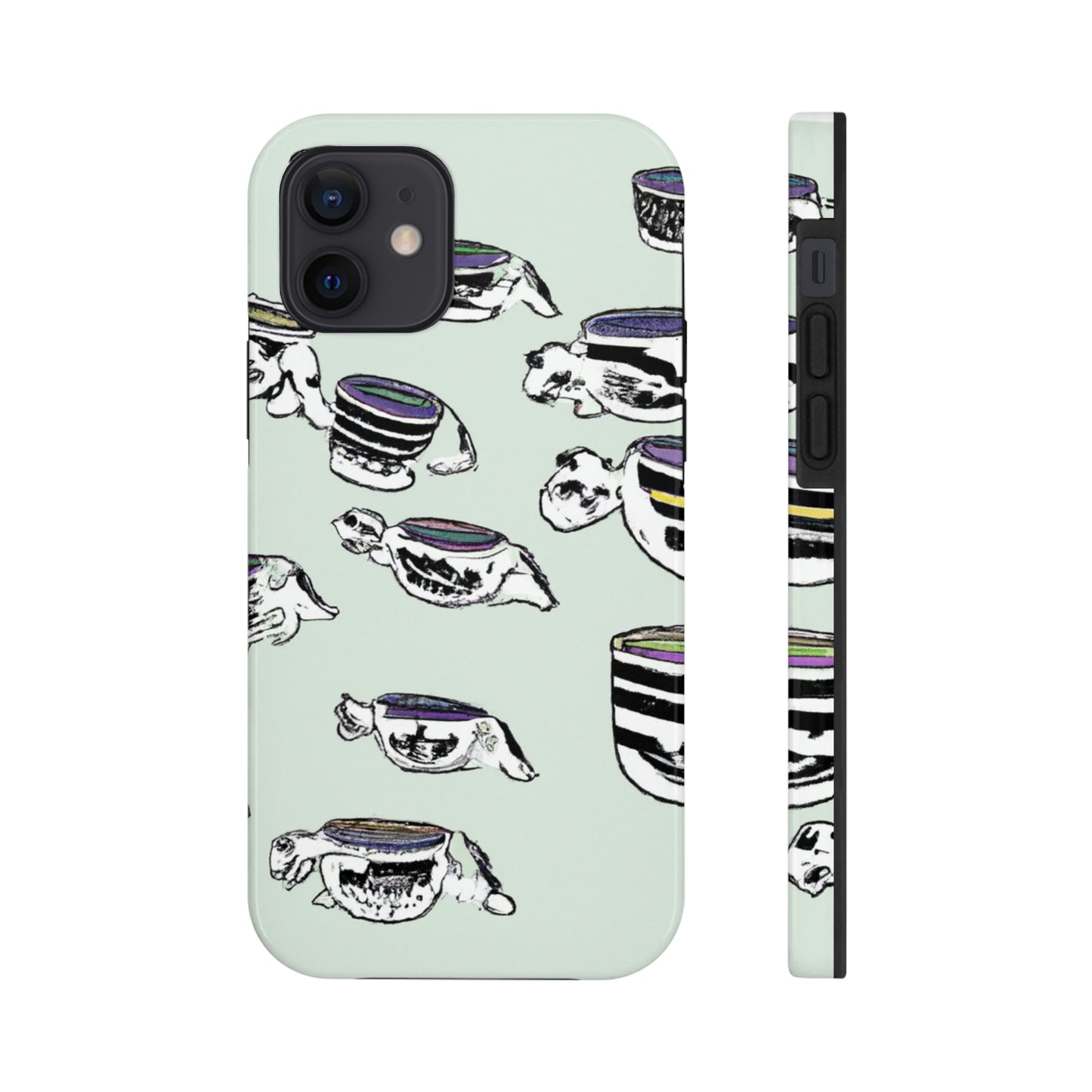 "Eine schnurrende, kostbare Teeparty-Parade" - Die Alien Tough Phone Cases