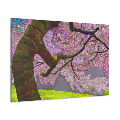 "A Moment of Calm Beneath the Cherry Blossoms" - The Alien Canva