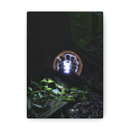 "The Mysterious Woods Power" - Die Alien-Canva